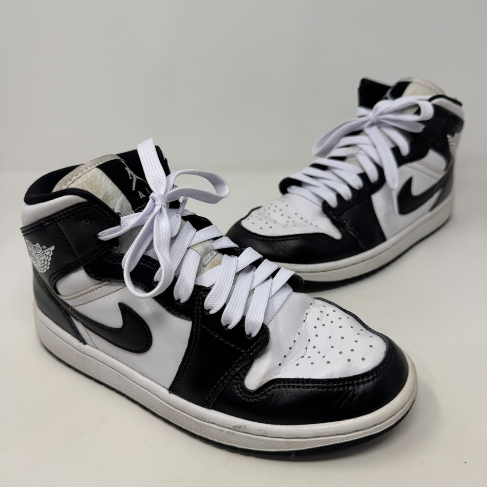 Nike Air Jordan 1 Mid Panda Black White DV0991101 Women's Size 7.5